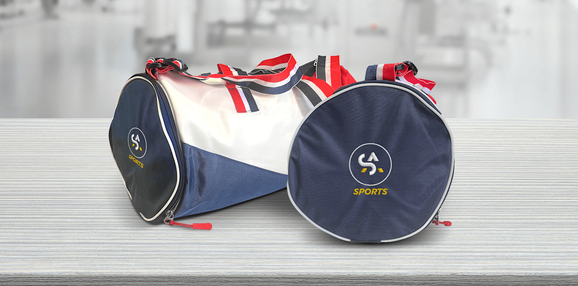 Customised gym bag sales